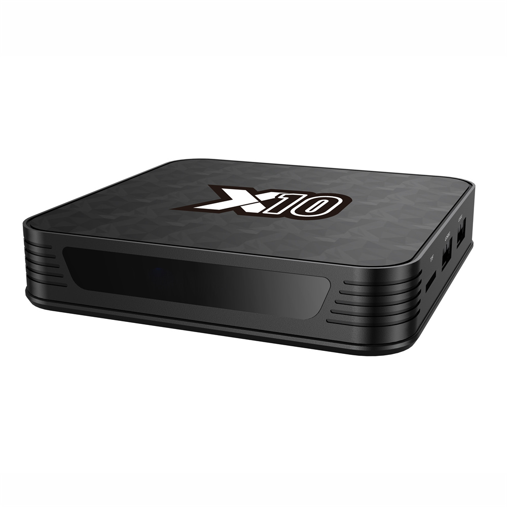 New X10 Android 10 OS 4K ATV TV box Allwinner H313 2GB RAM 8GB ROM DUAL WIFI Smart TV Box with Voice Remote Control Set-Top Box Media Player