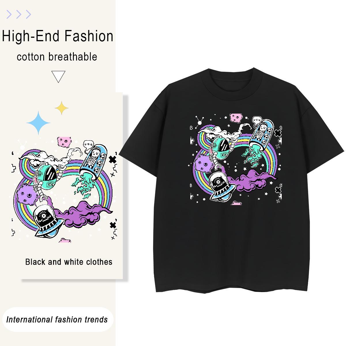 Classic Mens Tshirts Casual 230g 100% Cotton White Plus Size Breathable Short Sleeve ET T Shirts Men Designer Tops Shirt