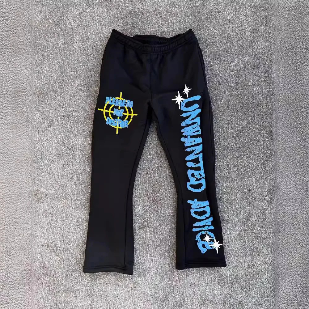 Y2k Long Sleeved Foam Printed Pullover Hoodie Sweatshirt And Pants Two Piece Streetwear Trendy Wear Dark Vintage Casual 240814