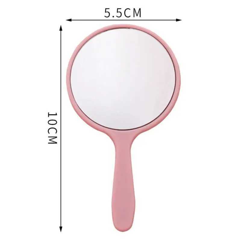 Handheld makeup mirror circular makeup mirror with handheld makeup mirror W240813