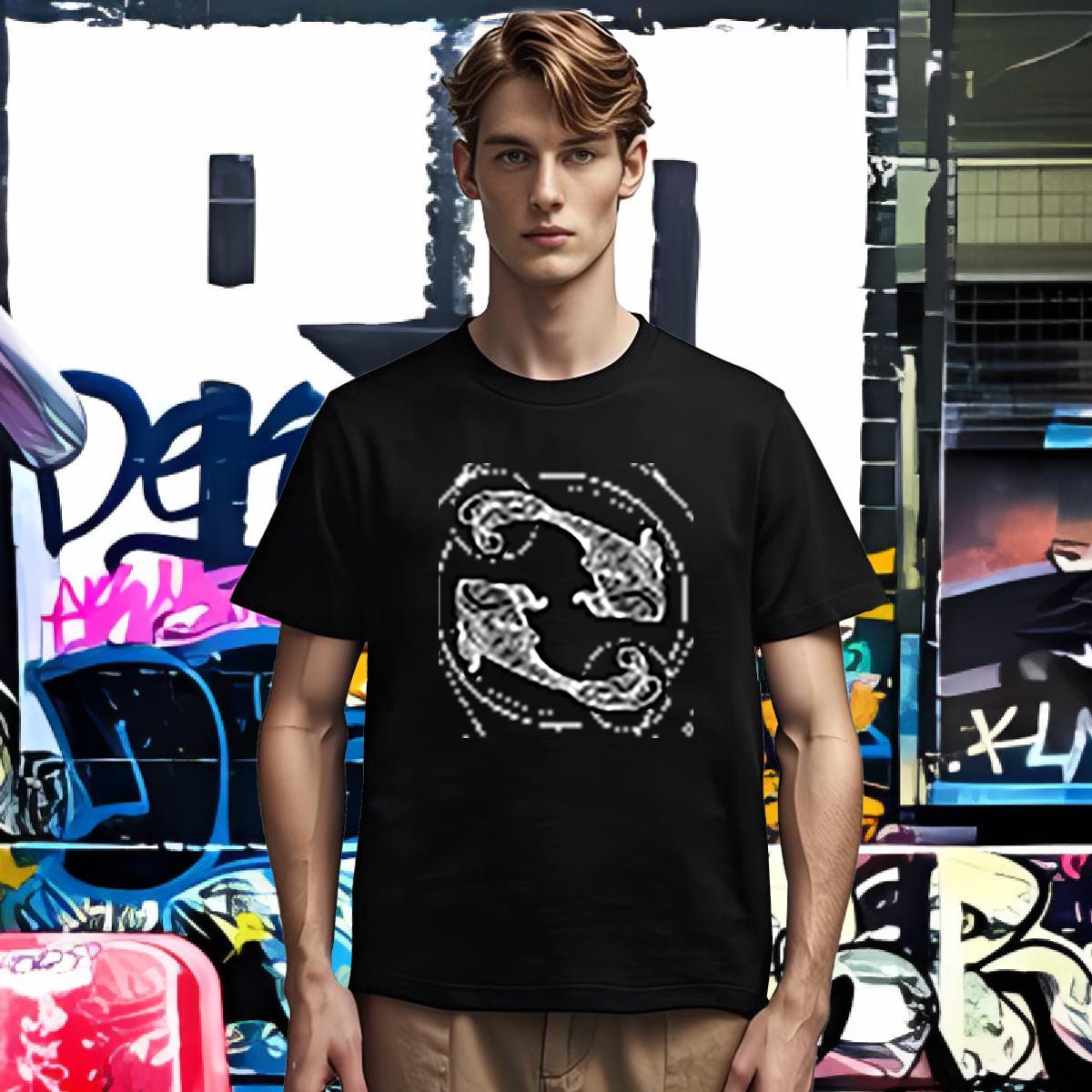 T Shirts Men 230g 100% Cotton line Street wear Hip Hop Crew Neck Custom Cartoon Men Tees Casual New Brand Wear