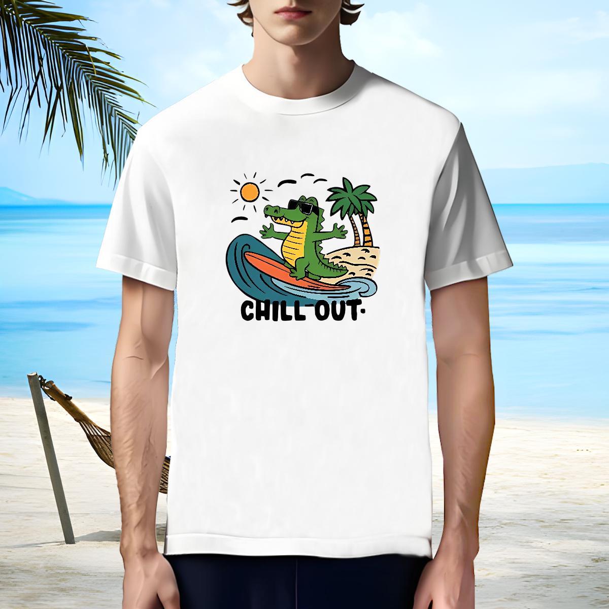 High Quality T Shirts Men dinosaur Breathable Soft High Street Hip Hop DIY Anime 230g Cotton Mens Tshirts Free Shipping Clothes