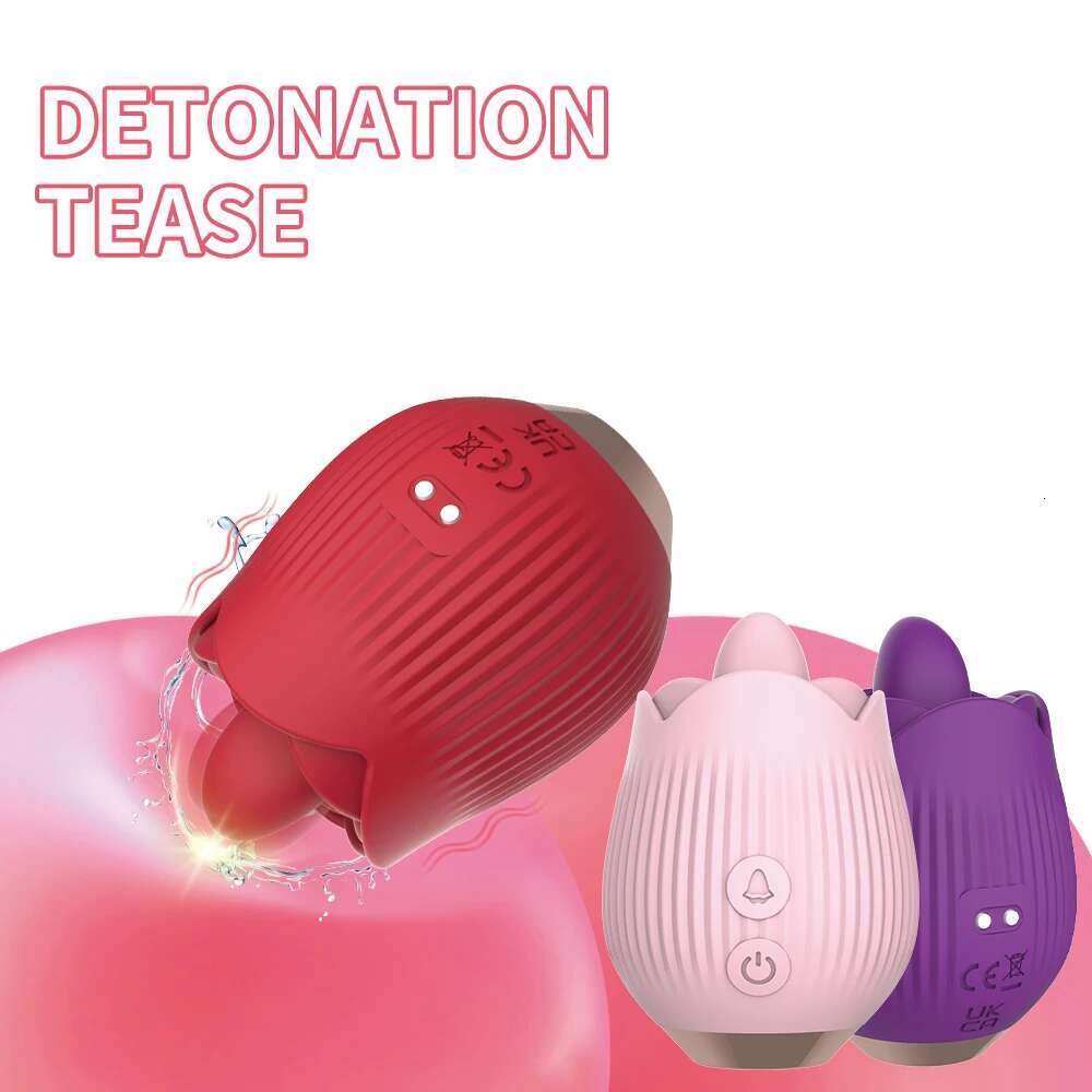 10 Speed Powerful Sucking Rose Vibrator Toy for Women Stimulator Oral Nipple Clit Sucker Female Sex Toys for Female Adults Goods