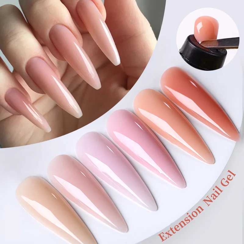 UR SUGAR 15ml Quick Extension Gel Pink White Nude Color Nail Gel Polish Semi Permanent Varnish UV LED Gel Soak Off ManicureM240814