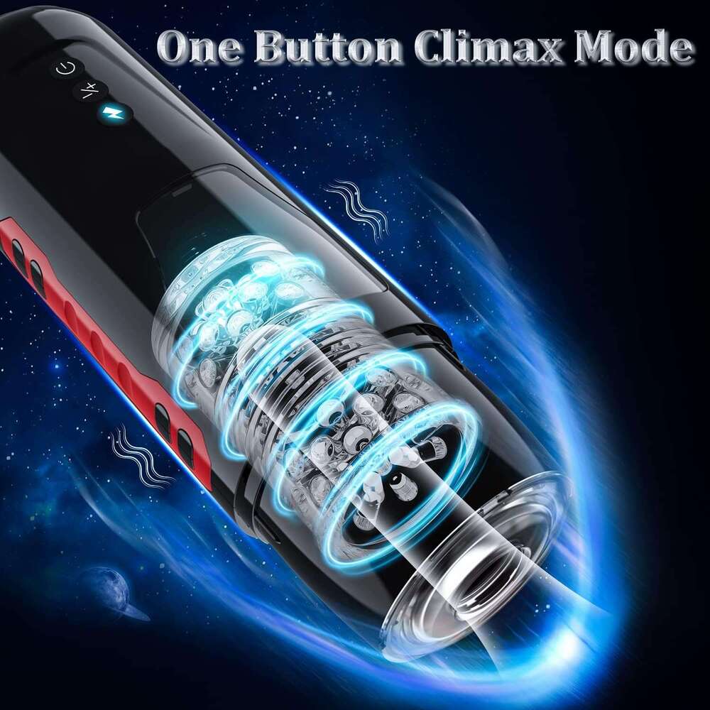 Automatic male sexual toy, 7 thrust and rotation modes, 3D realistic texture sleeve, male Masterburbater, male vibration machine, adult sexual toy and