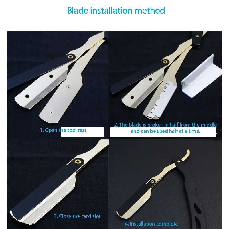 Manual ShaverBarber Special Shaver For Hairdressing Old Style Shaver BladeM240814
