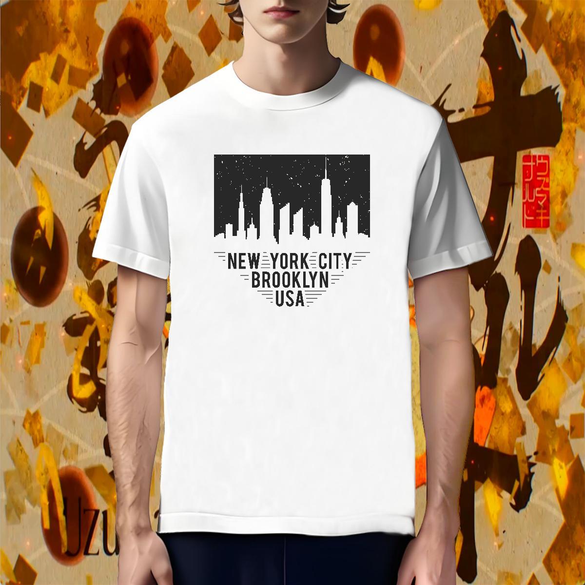 Comfortable T Shirt For Man Tall buildings Breathable Crew Neck Street Custom Printed 100% Cotton 230g Mens Tshirts DIY Customized Tee Shirt