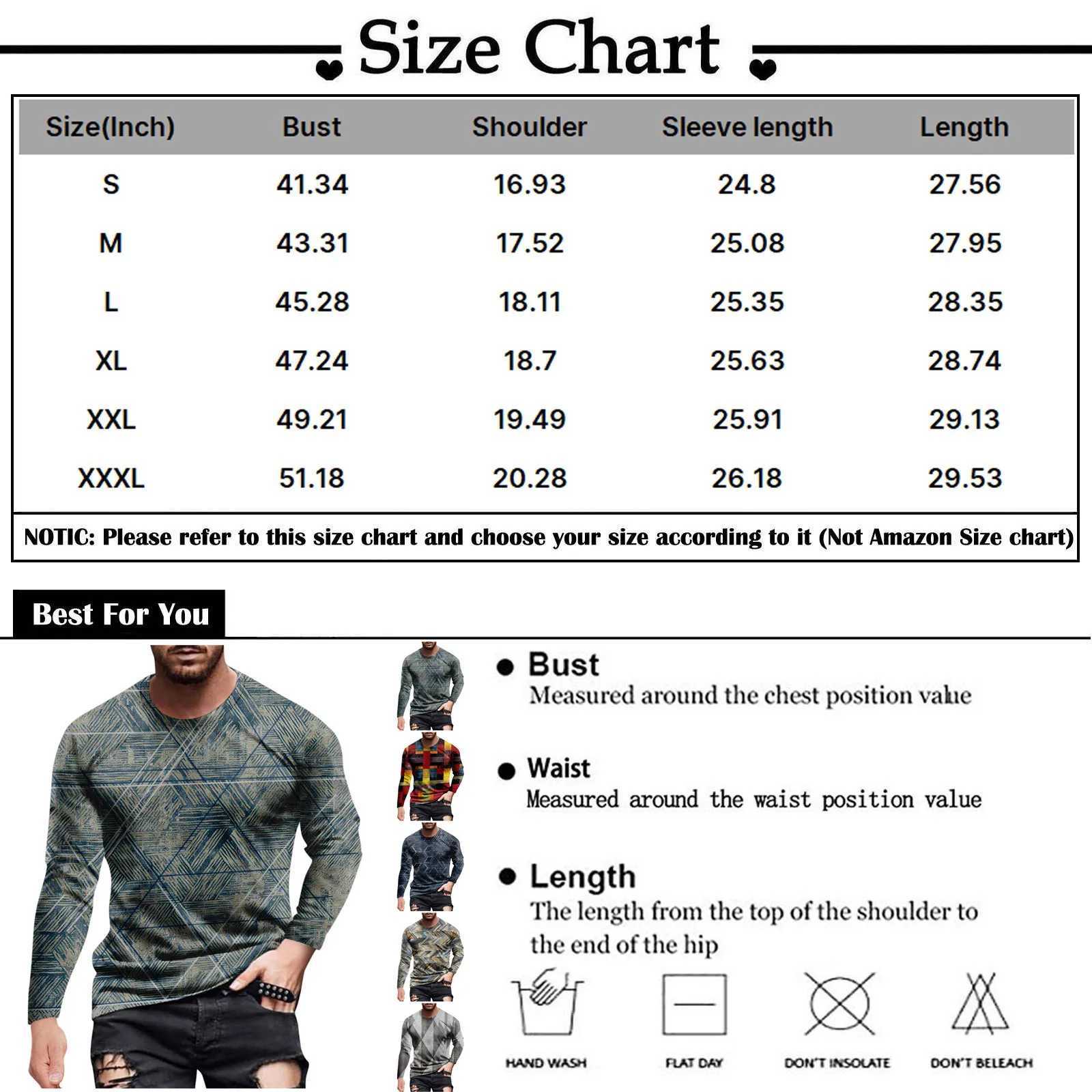Vintage MenS T-Shirt Men Letter Graphic T Shirts Cotton 3d Print Long Sleeve Tees Henley Shirt Oversized Man Clothing TopsM240814