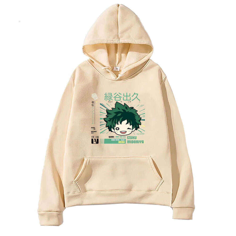 Midoriya Izuku Toga My Hero Academia Hoodies Clothing Women Men Cartoon Printed Sweatshirts Comfortable Oversized Streetwear
