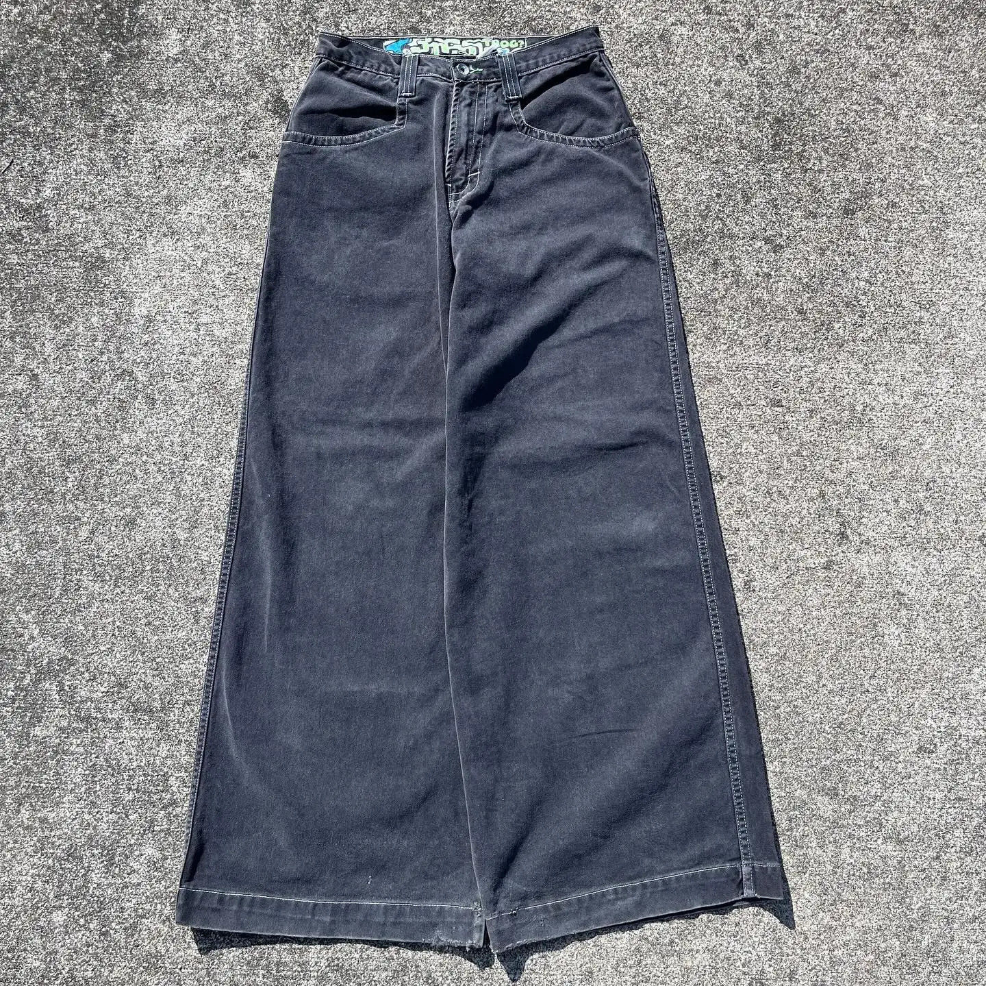 JNCO Hip Hop Bag Alien Printed Jeans Gothic Straight Mens Wide Denim Patch Fashion Neutral Street Clothing 2024 Retro Casual Trousers240813