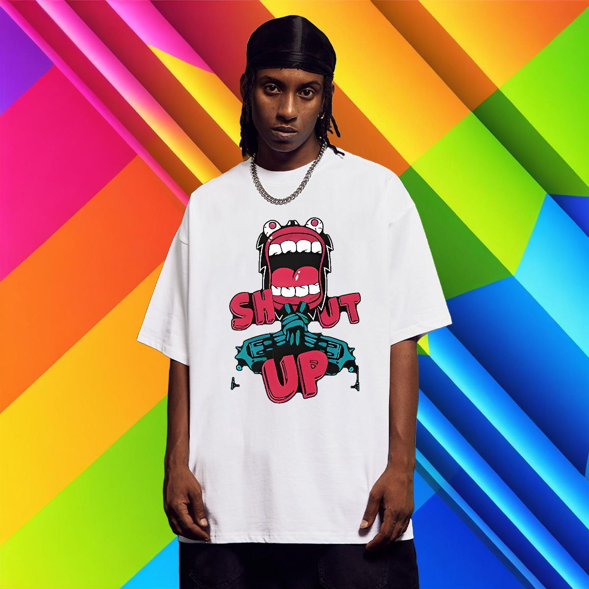 T-Shirts 230g Pure Cotton mouse Casual O Neck Short Sleeves Cartoon Print Couples T Shirts Wholesale Comfortable Clothings