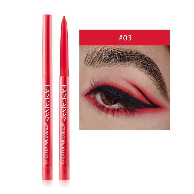 Sexy Purple Waterproof Matte Eye Cosmetics EyeLiner Pencil Long Lasting Women Fashion Pink Black Eye Charming Eye Liner Pencil Y240813