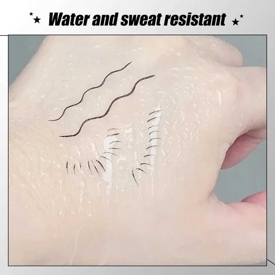 Lower Lash Stamp2-in-1 Waterproof Sweatproof Eyeliner with Individual Liquid Eyeliner Reusable Eyelash Stamp Set Makeup Y240813