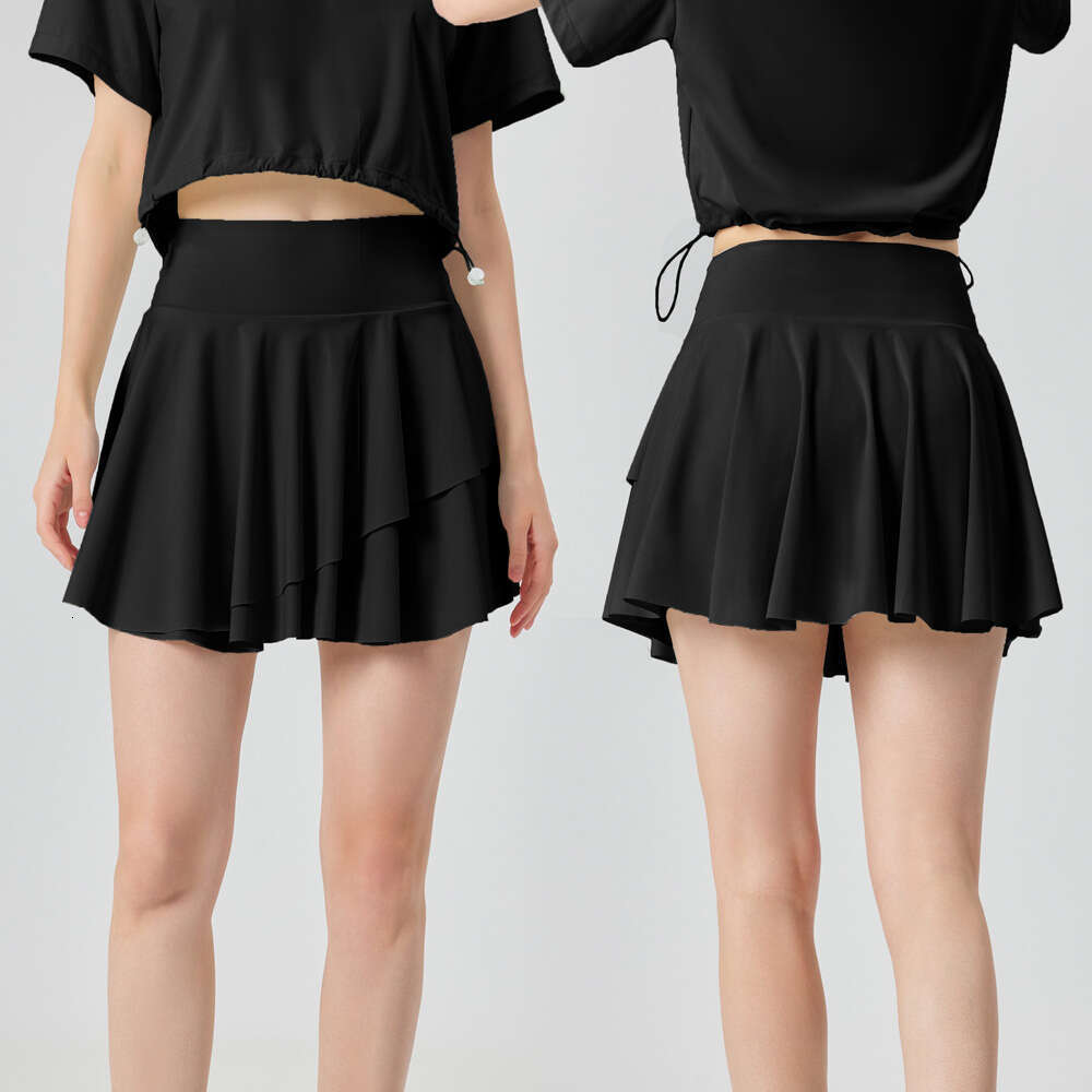 Protection Tennis Shorts for Women High-waisted Sun Block and Pleated Skirt Golf Skort Yoga Dresses with Leggings