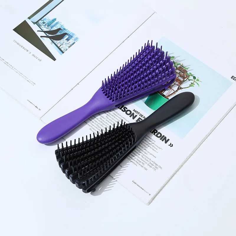 Octopus Comb Multi functional Smooth Hair Ribs Fluffy Scalp Massage Comb Suitable for Curling Hair Brush W240813