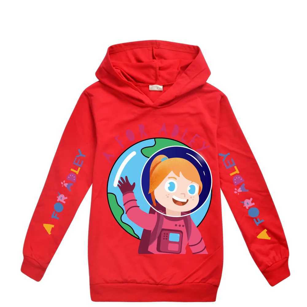 A for Adley Hoody Spring Autumn Boys Girls Pullovers Kids Pure Cotton Hoodie Sweatshirt Long Sleeve Children Clothes SportswearY240814