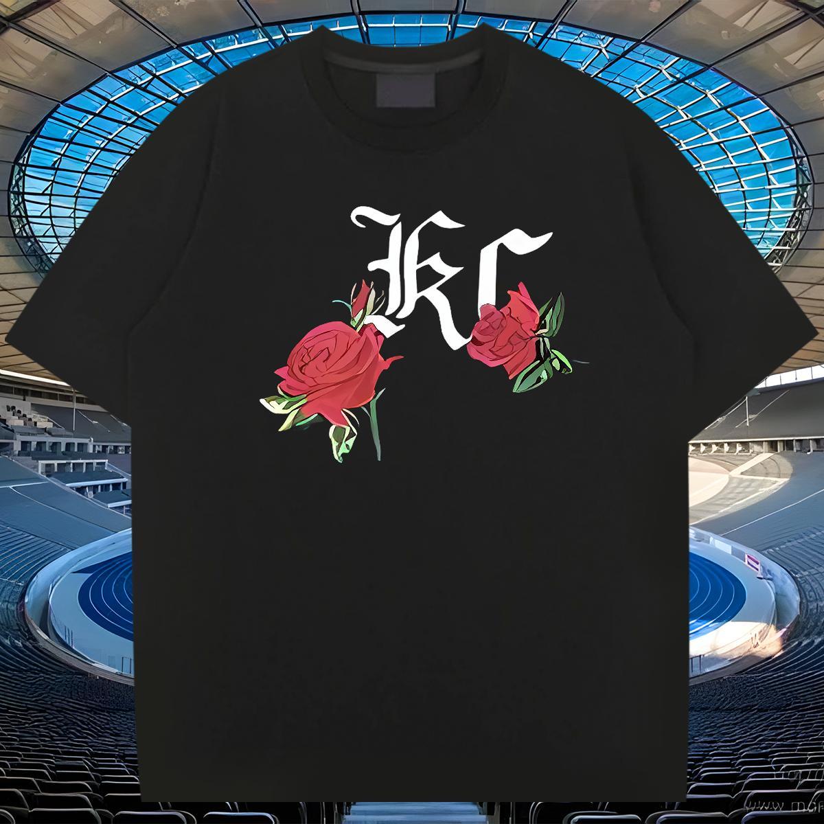 Unisex Men Tshirts Sports Casual 100% Cotton 230g Asian Size Short Sleeve Soft flower T-Shirts for Men Stylist Tops Shirt