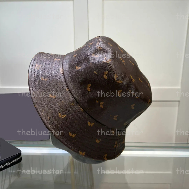 Designer Bucket Hat Mens Leather Cap Women Classic Casquettes Unisex Letter Fisherman Sunhat Men Retro Fitted Hats Woman Waterproof classic Caps CYD2408141F5