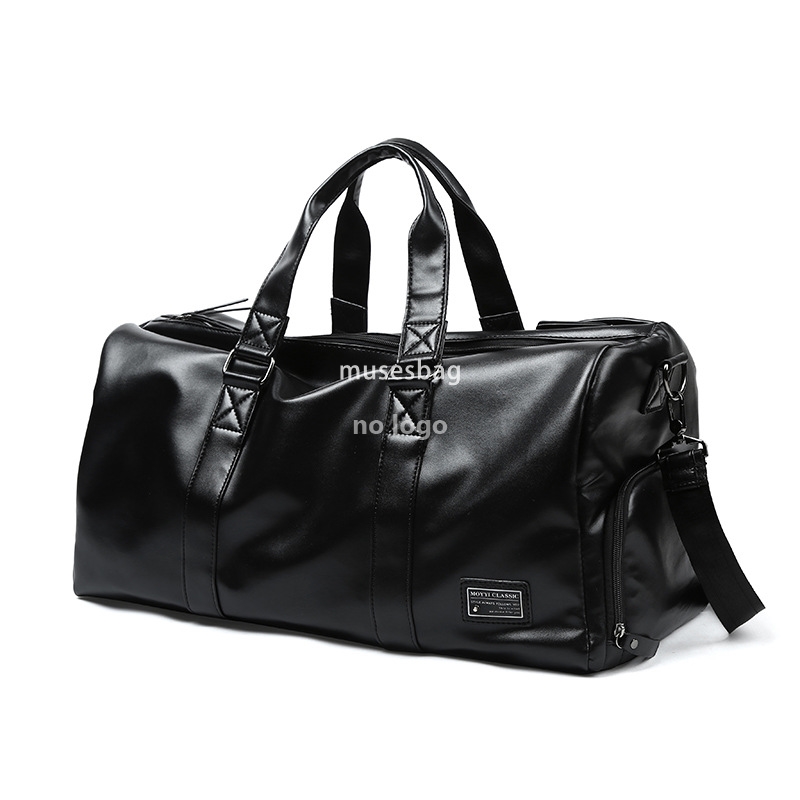 Men's travel bag Waterproof sports bag Cylinder sports fitness bag Large capacity luggage travel bag