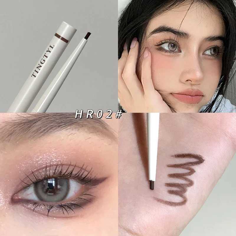 Matte Silkworm Eyeliner Pen Lasting Waterproof Non-smudged Quick Drying Eyes Liner Gel White Black Eyes Contour Makeup Cosmetics Y240813