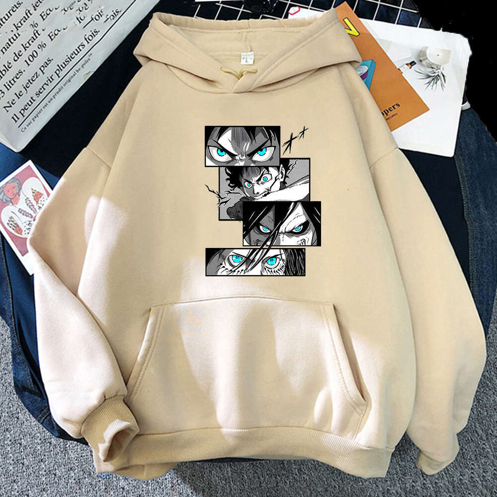 Attack On Titan Hot Anime Hooded Yeager Eren Shingeki No Kyojin Print Plus Size Hoodie Men Women Sweatshirts Haruku Streetwear