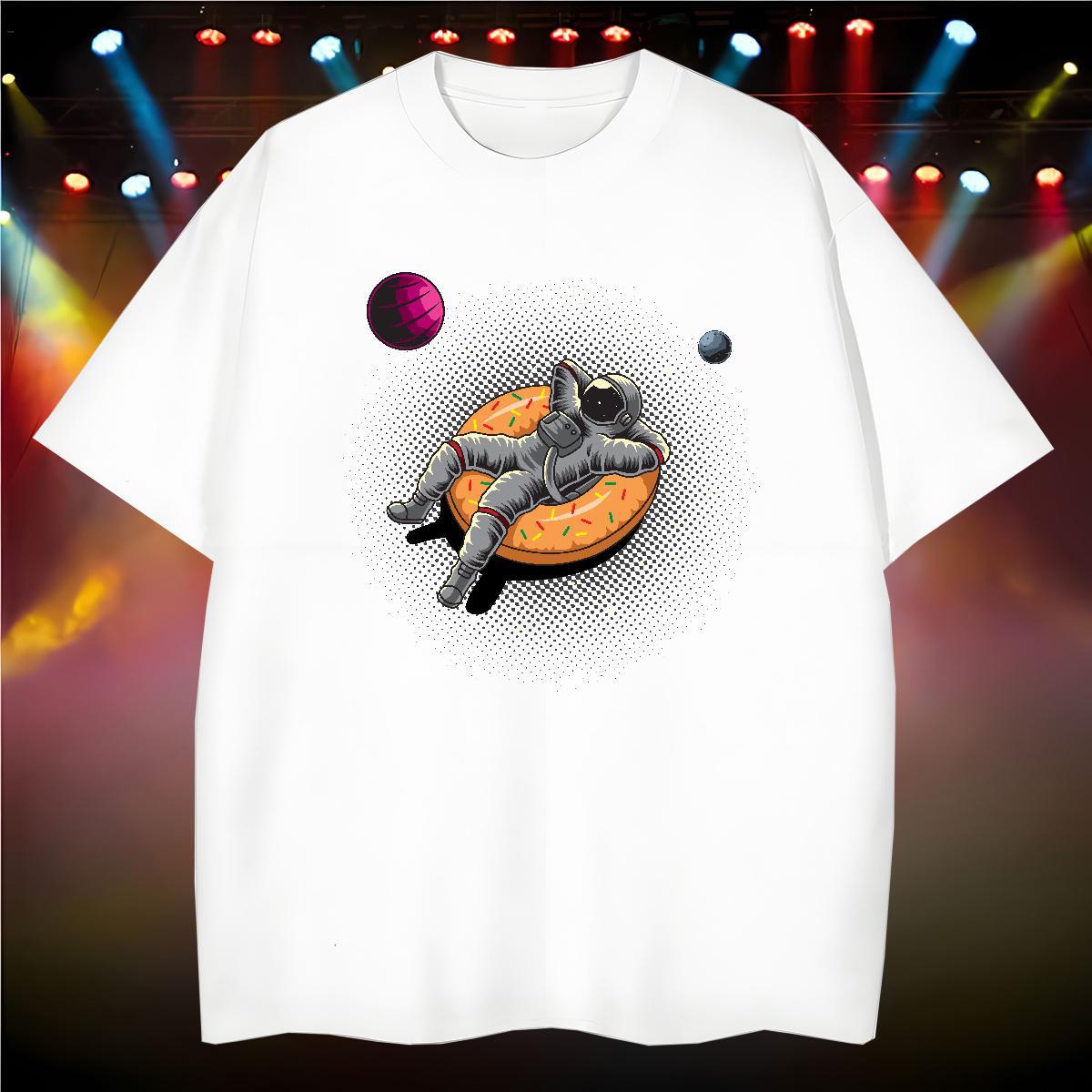Man T Shirts 230g Cotton universe Street Wear Breathable DIY Anime Men Tshirts Wholesale Classic Tees