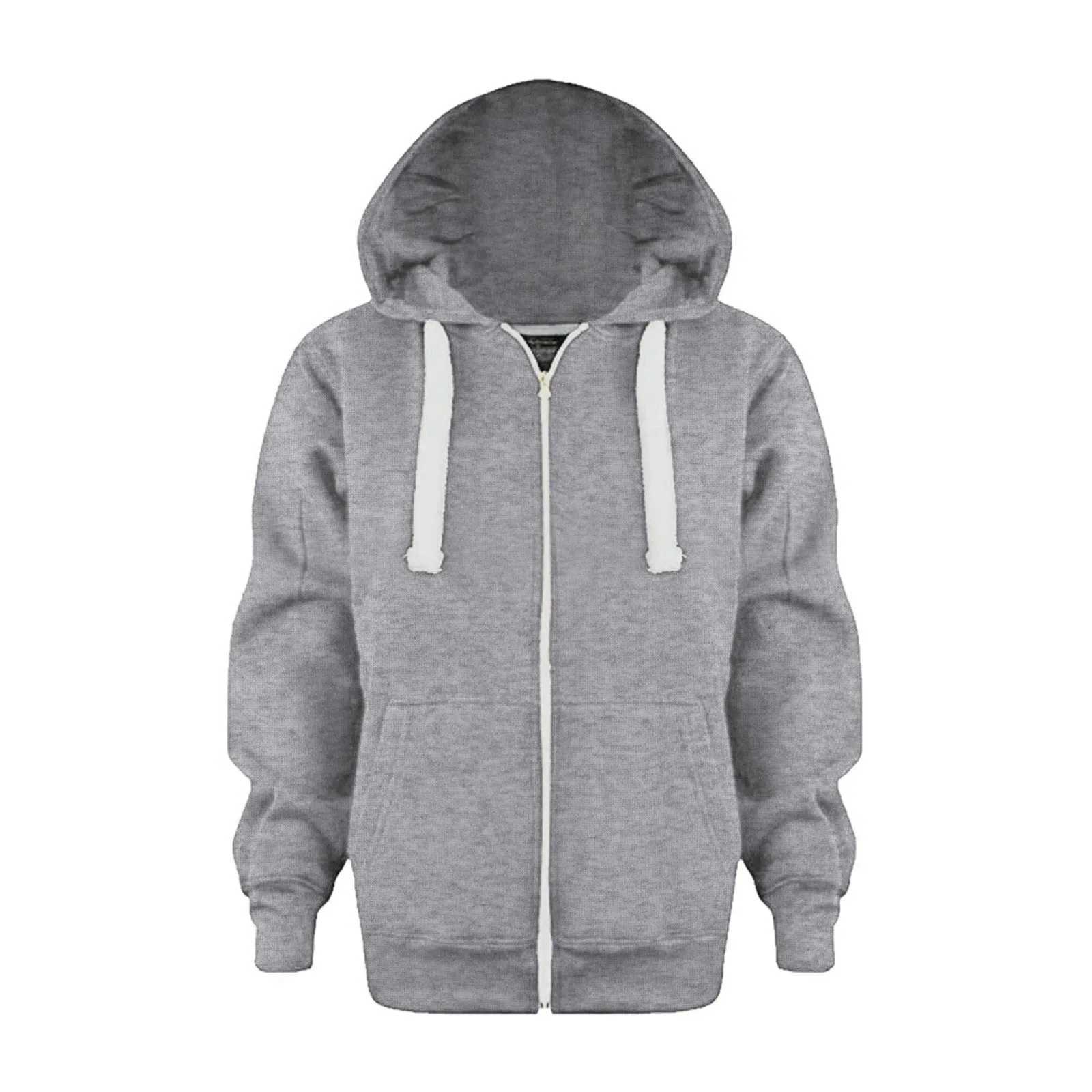 Kids Boys Girls Autumn Sports Zip-Up Hoodies Solid Color Long Sleeves Coat Drawstring Warm Sweatshirts Roupa Infantil MeninaY240814