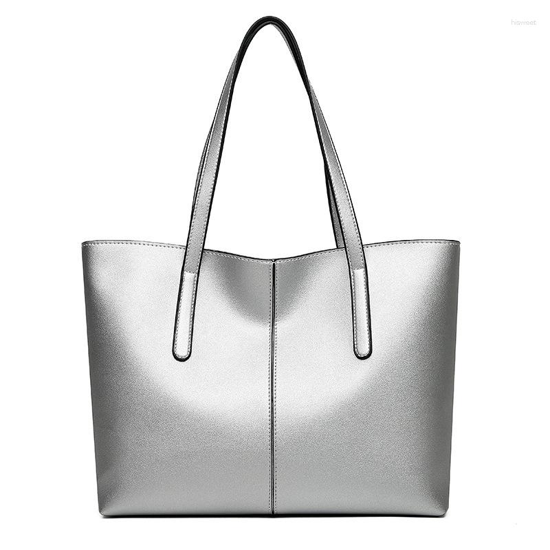 Shoulder Bags Foreign Trade Handbag Large Capacity Women's Bag Soft Leather Texture Tote Simple Retro Wholesale