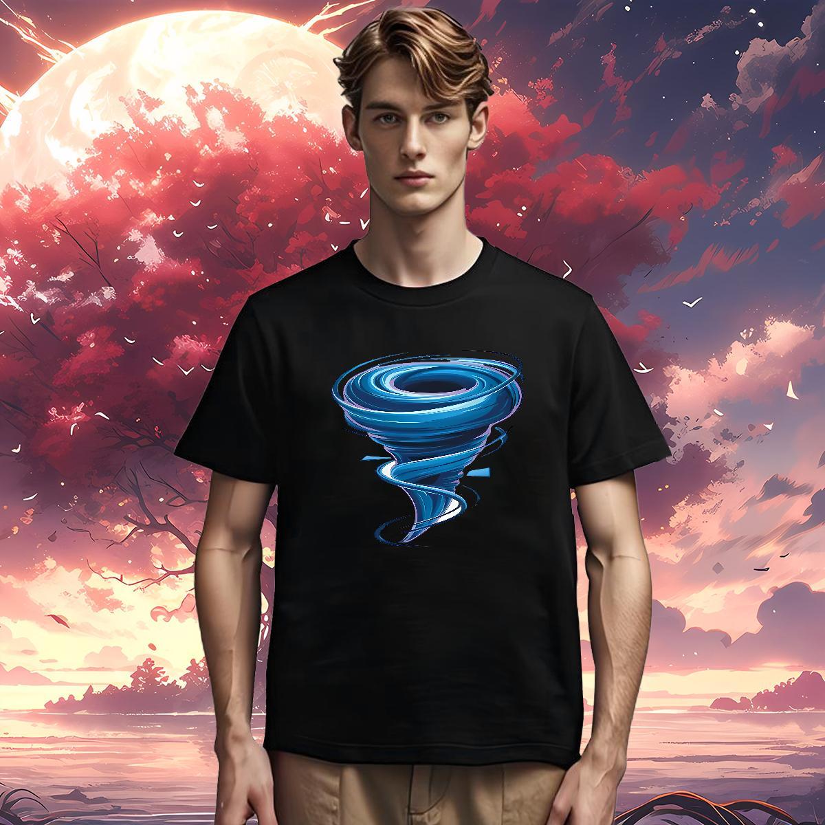 Men T Shirts 230g Cotton icon Anime Printing Street Short Sleeve Soft Oversized 4XL Men Tops Tees 2024 Classic Wear