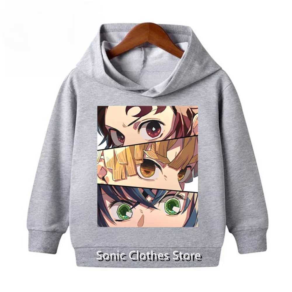 Anime Demon Slayer Kimetsu no Yaiba 3D Printed Hoodies Fashion KidsHoodie Harajuku Sweatshirts Boys Girls Tracksuits ClothesY240814