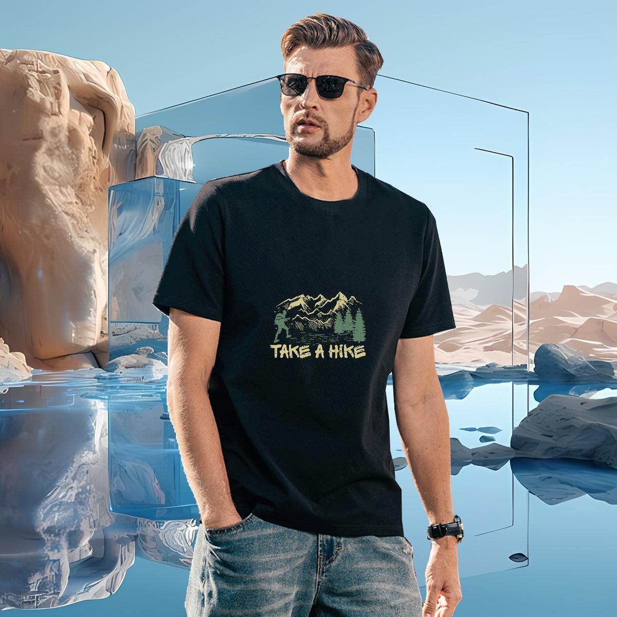 TOP Quality tree Men T Shirts Casual Couples T Shirts 100% Cotton 230g Customized Short Sleeve Soft DIY Logo Oversized Top Tees