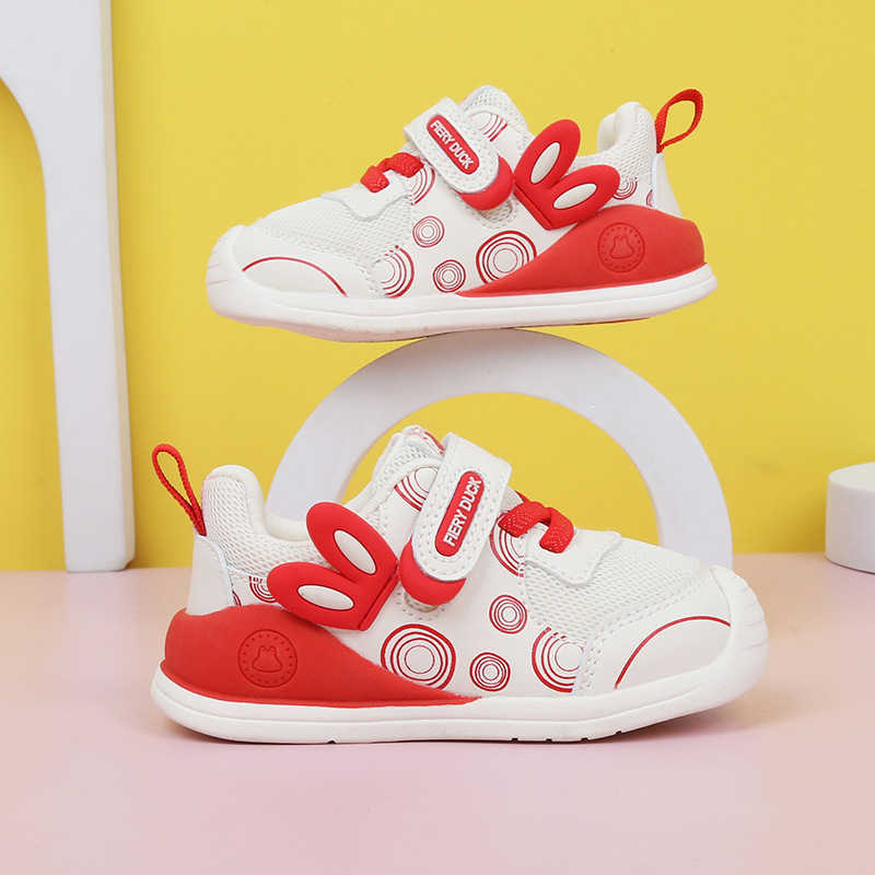 Sneakers Steady functional shoes baby kindergarten 0-3 soft sole spring and autumn new style girls sports shoes boys breathable running shoes H240805