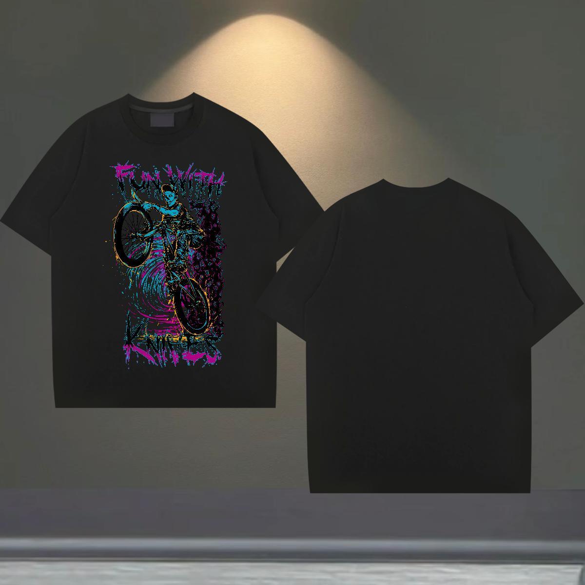 Popular Men Tees Street Casual 230g Pure Cotton Anime O Neck Short Sleeves ET T-Shirts Designer Top Tees