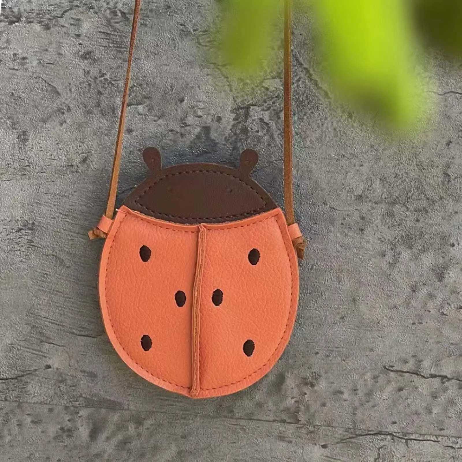 Cute shoulder bag coin wallet mini PU leather handbag childrens shoulder bag messenger cross bag girls wallet W240813