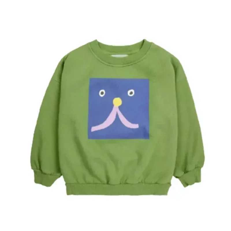 Children Sweatshirts New 2024 BC Autumn Winter Kids Boys Girls Sweaters Long Sleeve Cartoon Print Cotton Cute Outwear ClothesY240814