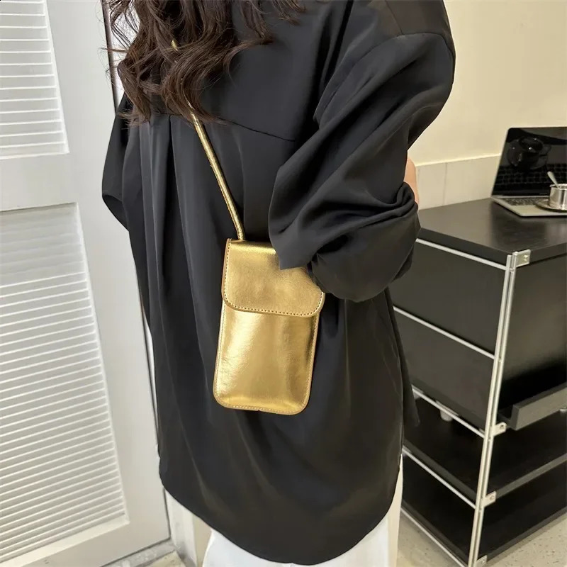 Causal Women Bags Pu Wallets Solid Color Cell Phone Purse Lady Crossbody Shoulder Bag Handbag Female Money Messenger 240813