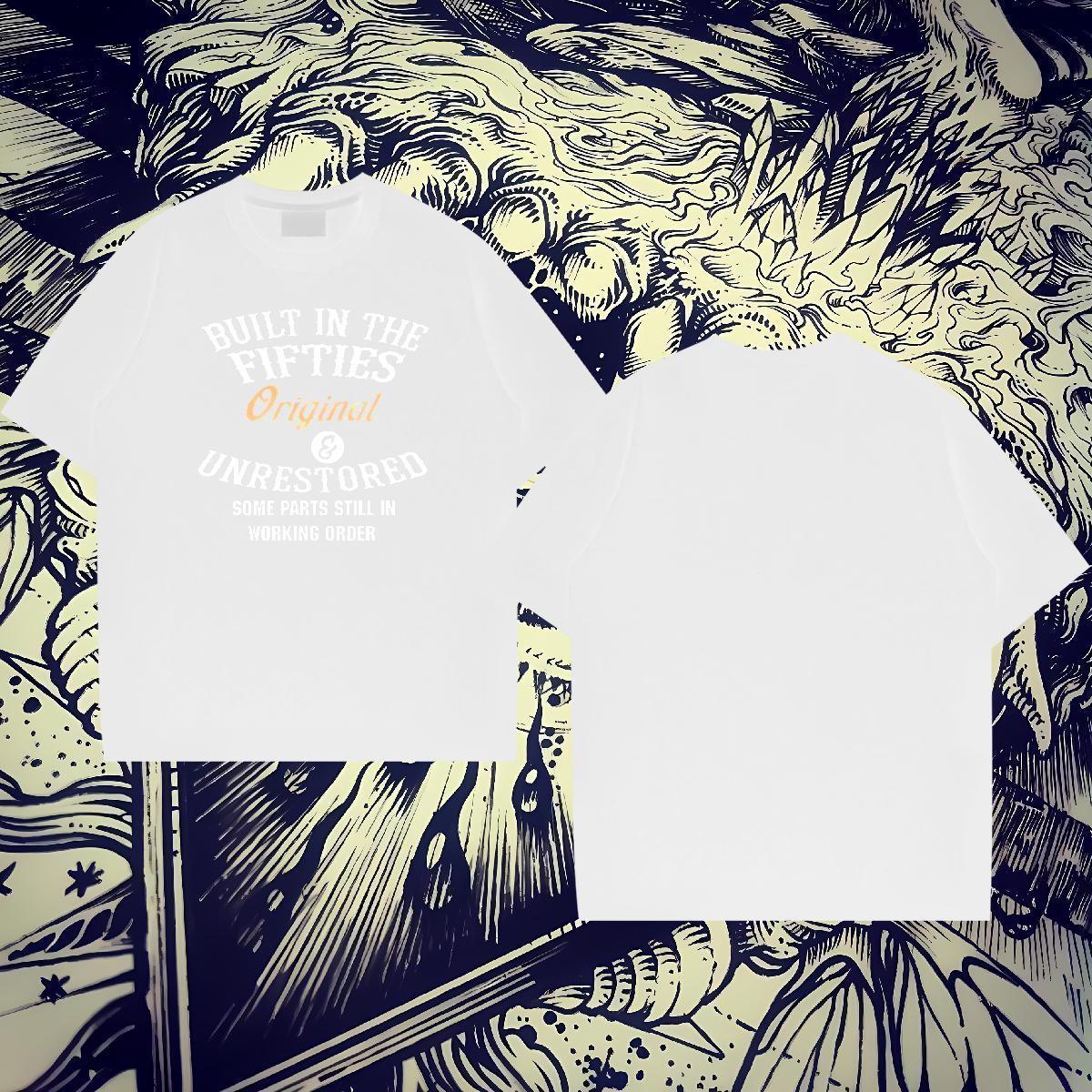 Designer Men Clothes T-Shirt Anime Printing Street 100% Cotton 230g Custom Printing Breathable Short Sleeve letter Men T Shirts Factory Direct Tee Shi