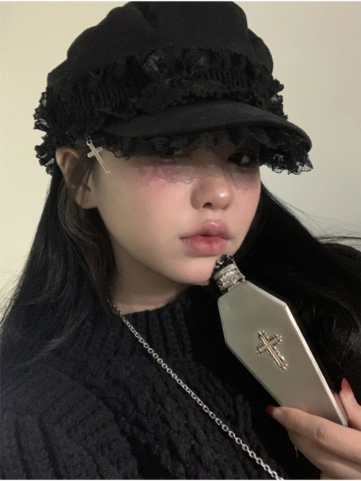 berets woman lolita accessory y2k lace vintage woman hat high quality women berets Japanese beret y2k youthful woman berets 240805