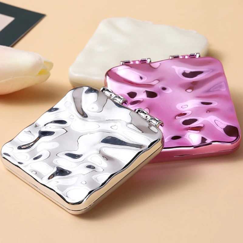 Folding Makeup Mirror Mini Square Makeup Mirror Portable Hand Mirror Double sided Compact Mirror Pocket Mirror W240813