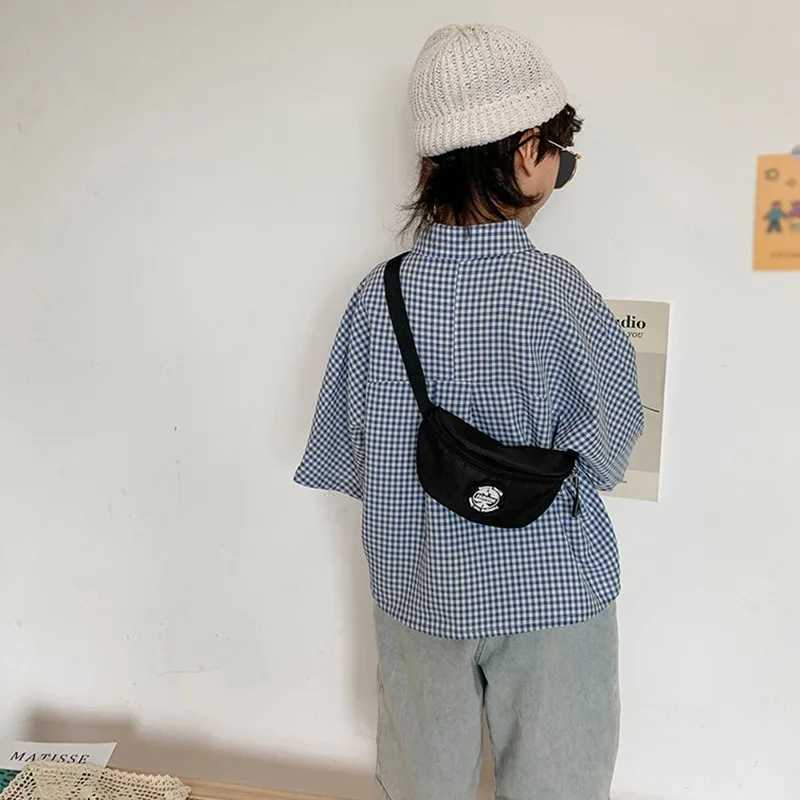 Childrens bag Fashion baby waist bag Childrens girl boy Childrens waist bag Shoulder strap bag Mini coin wallet Mobile phone bag W240813
