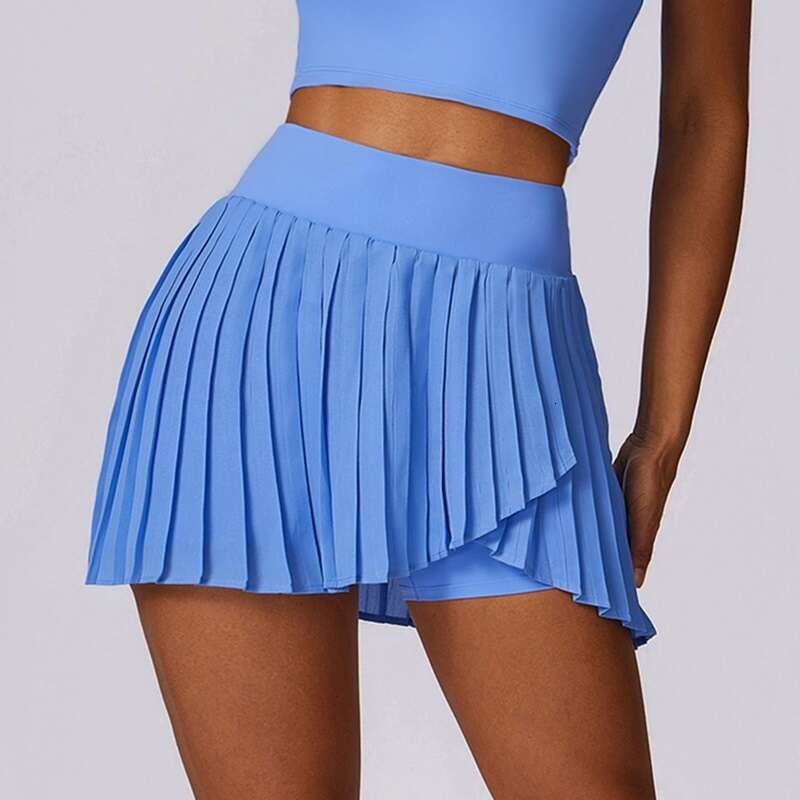 Cloud Hide Girl Pleated Sports Skirts Dancing Golf Tennis Skirt for Women Gym Workout Fiess Shorts High Waist Running Skort