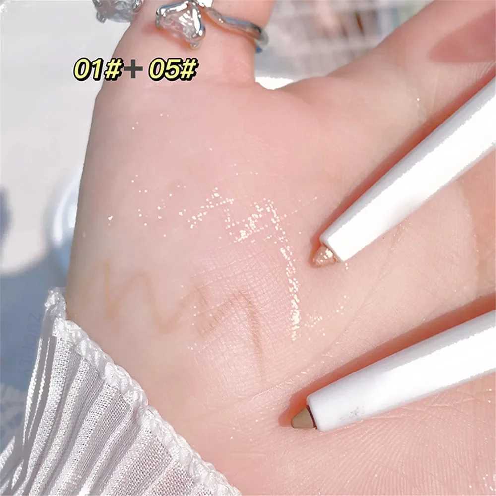 1PC Lying Silkworm Pen Pearlescent Glitter Brightening Eye Shadow Matte Contouring Eyeliner Pencil Long-lasting Tear Eye Makeup Y240813