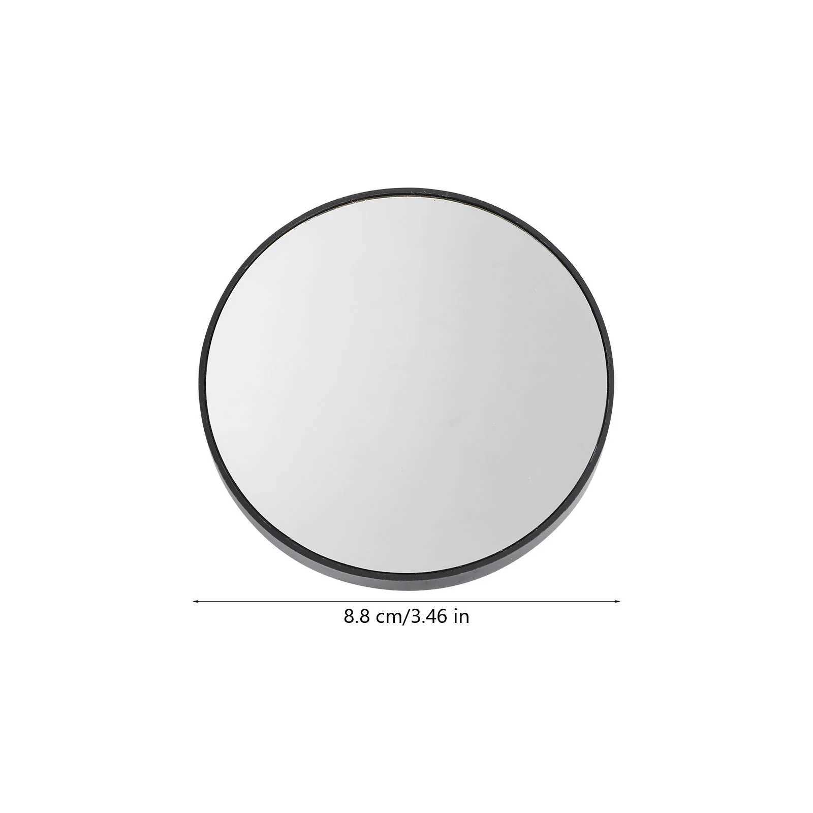 3.5-inch 30x 15x makeup mirror with lamp cup handheld dressing table cosmetic temptation magnifying glass household suction cup travel W240813