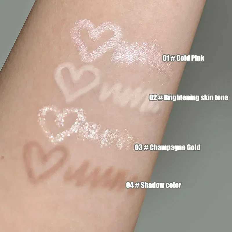Matte Brightening Lying silkworm Shadow Pen Dual-use Eyeliner Gel Pen Beige Skin Tone Concealer Pen Smooth Contour Eye Shadow Y240813