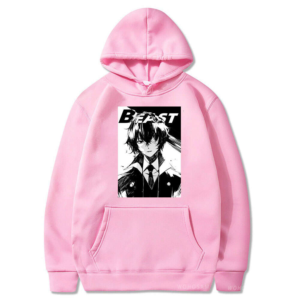 Japanese Anime Bungo Men/woman Winter Plus Size Hoodies Bungou Stray Dogs Cool Osamu Dazai Manga Haruku Sweatshirts u