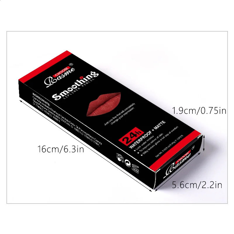 12 pcs Long-Lasting Lipstick Set with Professional Lip Liner Pencil and Matte Lip Gloss for Women Valentines Day Gifts 240814