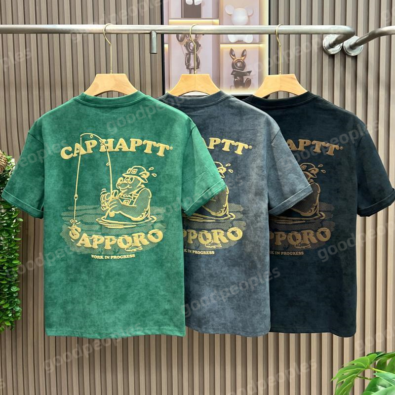 Fashion Mens T-shirt Summer Printed Short Sleeve Mens Casual Round Neck Top Short Sleeve Fashion T-shirt Couple Trendy Loose Clothing Size S-5XL