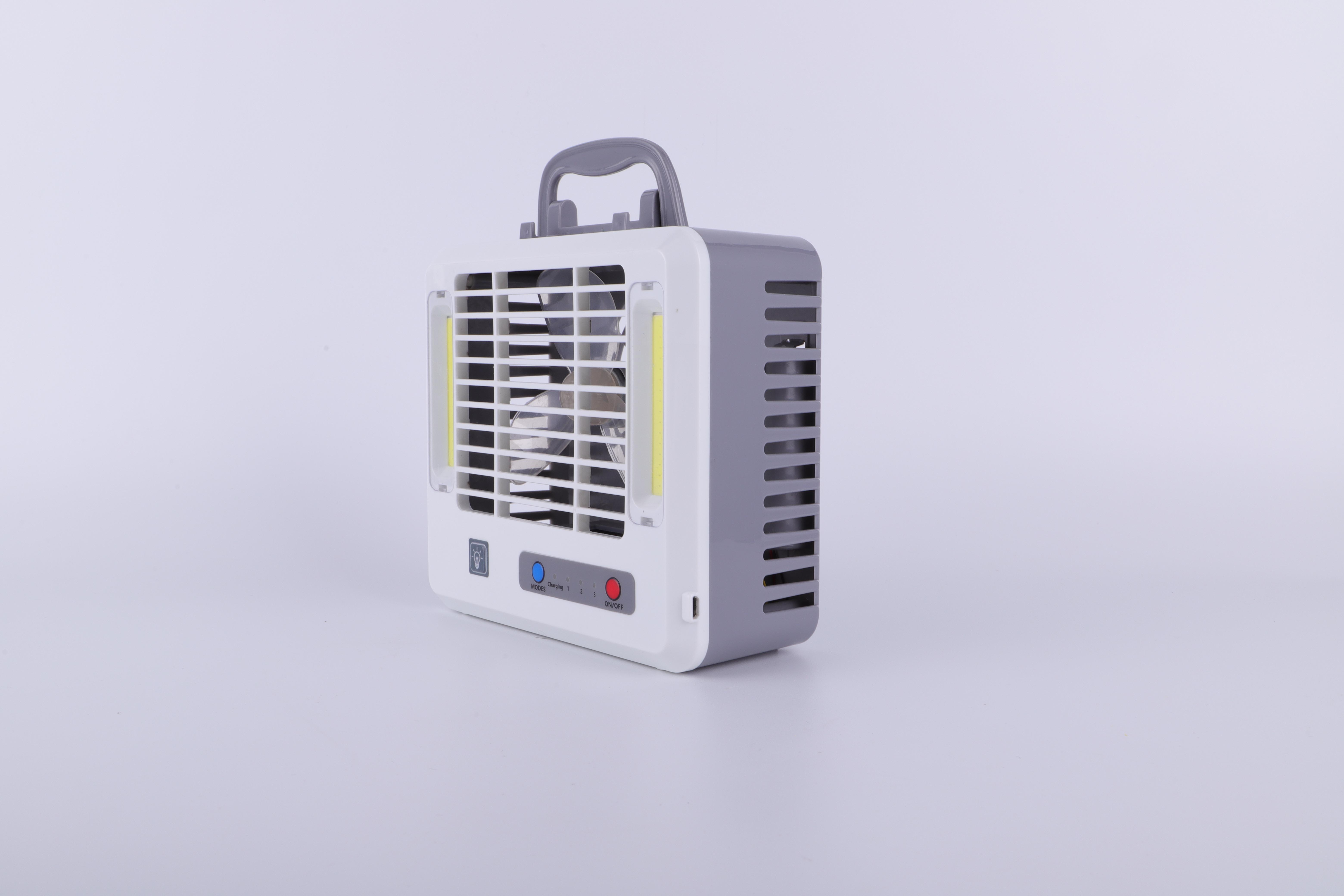Air conditioning fan with three levels of USB desktop circulation fan small fan office multifunctional fan silent