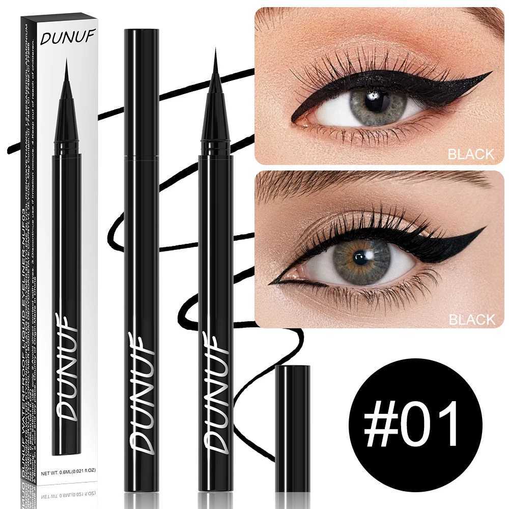 Black Liquid Eyeliner Brown Make Up Eye Liner Pencil 0.01mm Ultra Fine Quick Dry Long Lasting Waterproof Eyeliner Eyes Makeup Y240813
