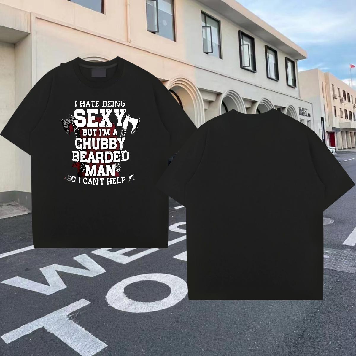 Cool Tshirts Outdoor 230g Pure Cotton DIY Logo Oversized Breathable letter Men T Shirts Designer Fashion Top Tees